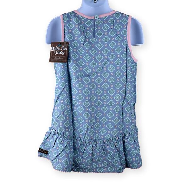 Matilda Jane NWT Abbie Girls Ruffle Flounce Sleeveless Tunic 6 - Picture 3 of 5